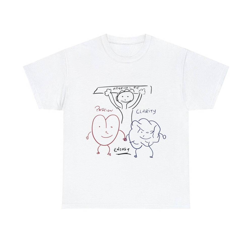 Passion Energy Clarity Arsenal Arteta TShirt